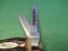 Kissing Crane Stag Handle Whittler For NKCA