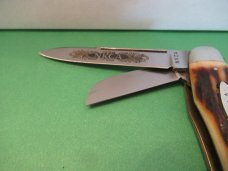 Kissing Crane Stag Handle Whittler For NKCA