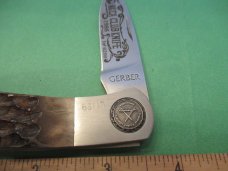 Gerber 1986 Bone Handle Lock Back Made For the NKCA Gerber 1986 Bone Handle Lock Back Made For the NKCA