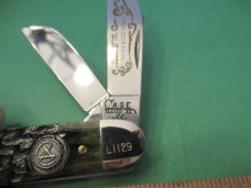 Case Tested XX 1987 Green Bone Equal End Whittler Made For the NKCA Case Tested XX 1987 Green Bone Equal End Whittler Made For the NKCA