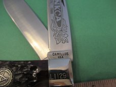 Camillus 1988 Jumbo Brown Bone Large Trapper  NKCA