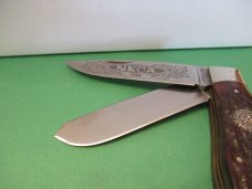 Camillus 1988 Jumbo Brown Bone Large Trapper  NKCA
