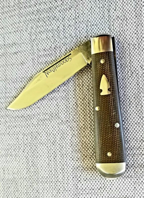 Northwoods Lincoln Jack Knife,OD Green Micarta,GEC SFO,2017,1 OF 86 , 3.5" clsd