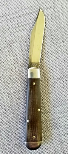 Northwoods Lincoln Jack Knife,OD Green Micarta,GEC SFO,2017,1 OF 86 , 3.5" clsd