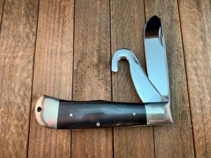 Tak Fukuta “ZAK”  Trapper Hunter With Ebony Handles