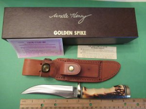 Schrade Uncle Henry Golden Spike Model 153 UH