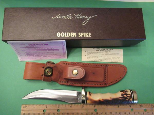 Schrade Uncle Henry Golden Spike Model 153 UH
