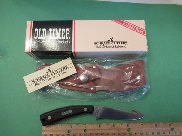 Schrade Old Timer Gut Hook Model 158 OT Schrade Old Timer Gut Hook Model 158 OT