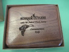 Schrade Federal Duck Stamp Commemorative Trapper  