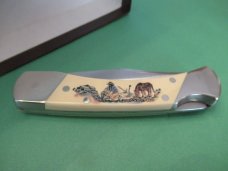 Schrade Commemorative Scrimshaw The Gold Rush Schrade Commemorative Scrimshaw The Gold Rush