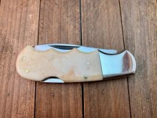 Seizo Imai Made Magnum White Bone Lockback