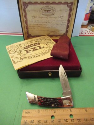 Schrade I*XL Bone Handle Lock Back Model # BS20