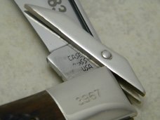 Case XX SS USA 1983 Bone C61050L Coke Bottle Swing Guard Lockback NKCA Club Knife