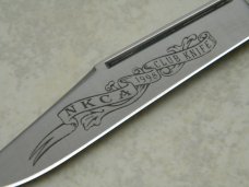Camillus New York USA Bone CCC-4 Jumbo Banana Trapper - 1998 NKCA Club Knife