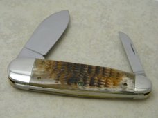 Case USA 1989 NKCA Club Knife ROG 62070 SS Rogers Bone Large Sleeveboard