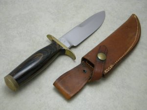 Smith & Wesson USA Model 6030 Bowie Survival Fixed Blade Sheath Knife c.1975
