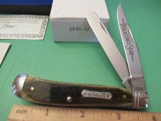 Schrade 1983 Heritage Green Bone Trapper Pattern # 2941