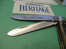 Schrade 1983 Heritage Green Bone Trapper Pattern # 2941