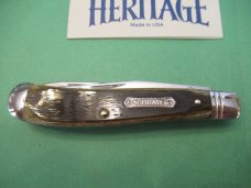 Schrade 1983 Heritage Green Bone Trapper Pattern # 2941
