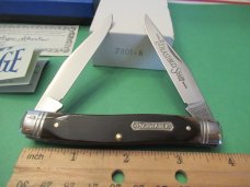 Schrade 1983 Heritage Brown Bone Muskrat Pattern # 7801 Schrade 1983 Heritage Brown Bone Muskrat Pattern # 7801
