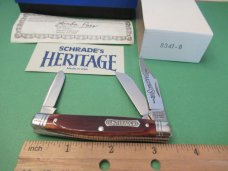 Schrade Heritage Brown  Bone Stockman Pattern # 8341