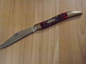 Case 1982 (8 dot) Large Red Bone Texas Toothpick
