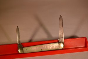 Rare Napanock MOP Pen Knife