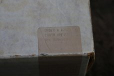 CASE XX 1989 MASTODON IVORY TRAPPER WITH DAMASCUS & STEEL BLADE NICE MARBLE DISPLAY BOX