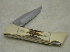 Case XX SS USA 9 Dot (1981) Stag 5159 LSSP Hammerhead Lockback Knife & Pouch in Box Case XX SS USA 9 Dot (1981) Stag 5159 LSSP Hammerhead Lockback Knife & Pouch in Box