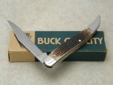 Buck USA Jigged Bone California Toothpick Knife in Box