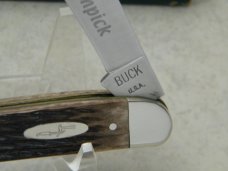 Buck USA Jigged Bone California Toothpick Knife in Box
