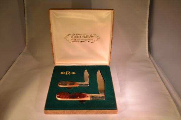 J. Russell and Co. Green River Works, Limited Edition 1998 Barlow set. J. Russell and Co. Green River Works, Limited Edition 1998 Barlow set.