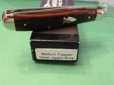 Northwoods Medium Trapper Italian Jigged Bone 