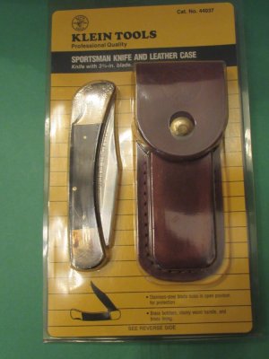 Klein Tool Sportsman Knife & Leather Sheath 