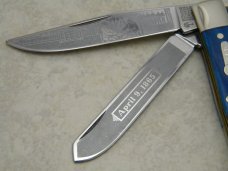 Boker Solingen Germany Bone Great Battles Civil War Final Campaign Two Tone Trapper Knife in Box Boker Solingen Germany Bone Great Battles Civil War Final Campaign Two Tone Trapper Knife in Box