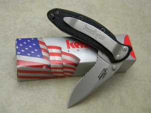 Kershaw USA Scallion Easy Open Linerlock Knife in Box