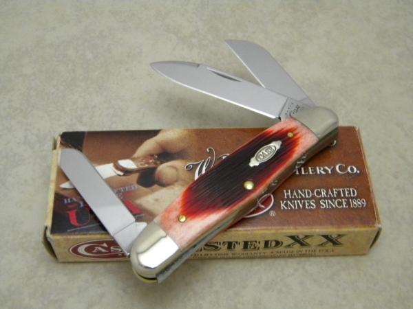 Case XX USA 2010 Tested Red Bone 63046 SS Humpback Stockman Knife in Box Case XX USA 2010 Tested Red Bone 63046 SS Humpback Stockman Knife in Box
