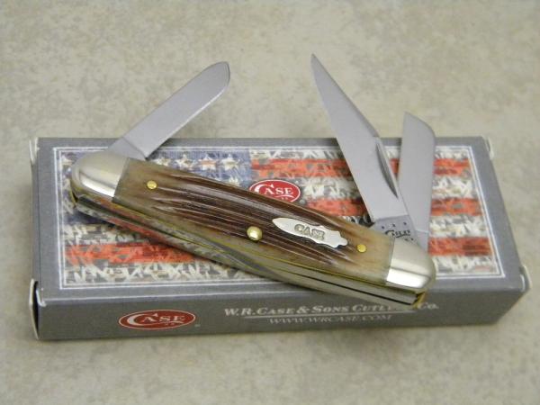 Case XX USA 2013 Gingerale Bone 63090 SS Stockman Knife in Box Case XX USA 2013 Gingerale Bone 63090 SS Stockman Knife in Box