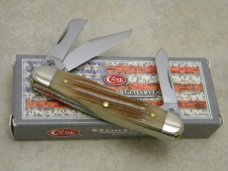 Case XX USA 2013 Gingerale Bone 63090 SS Stockman Knife in Box Case XX USA 2013 Gingerale Bone 63090 SS Stockman Knife in Box