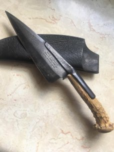 UNUSUAL SIDE KNIFE SMITH BROS. HDW. OHIO