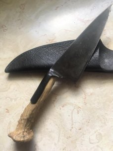 UNUSUAL SIDE KNIFE SMITH BROS. HDW. OHIO