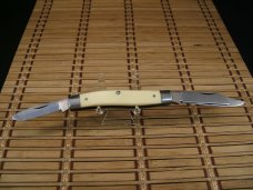 SCHRADE USA SC505 BLANK SCRIMSHAW HIGH CARBON STEEL SR. STOCKMAN MINT POCKET KNIFE & MAKERS TAG NEW SCHRADE USA SC505 BLANK SCRIMSHAW HIGH CARBON STEEL SR. STOCKMAN MINT POCKET KNIFE & MAKERS TAG NEW