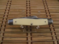 SCHRADE USA SC505 BLANK SCRIMSHAW HIGH CARBON STEEL SR. STOCKMAN MINT POCKET KNIFE & MAKERS TAG NEW SCHRADE USA SC505 BLANK SCRIMSHAW HIGH CARBON STEEL SR. STOCKMAN MINT POCKET KNIFE & MAKERS TAG NEW
