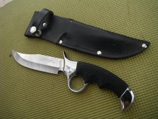 Saburo - Japan fixed blade fighting knife with finger guard handmade by saburo japan #1602 Saburo - Japan fixed blade fighting knife with finger guard handmade by saburo japan #1602