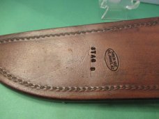 Custom Randy Lee Gentleman's Bowie  Stag ,Damascus 