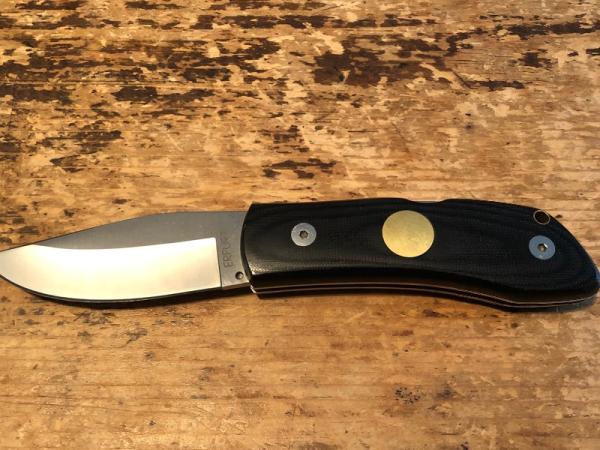 Erfurt push button lock back knife Erfurt push button lock back knife