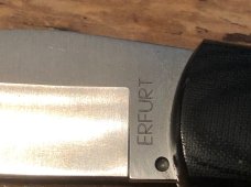 Erfurt push button lock back knife Erfurt push button lock back knife