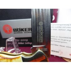 Like new Lock Back Stag handles Large Boker pocket knife Like new Lock Back Stag handles Large Boker pocket knife
