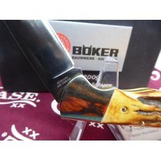 Like new Lock Back Stag handles Large Boker pocket knife Like new Lock Back Stag handles Large Boker pocket knife
