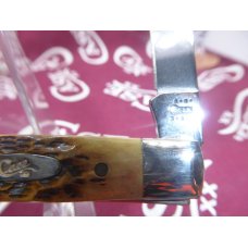6185 Case Doctors Knife, Burnt Antique Jigged Bone 2001 6185 Case Doctors Knife, Burnt Antique Jigged Bone 2001